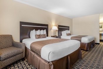 Standard Room, 2 Queen Beds, Non Smoking, Refrigerator & Microwave