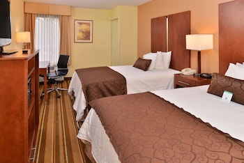 Standard Room, 2 Double Beds, Non Smoking, Refrigerator & Microwave