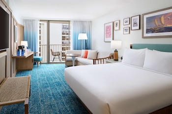 Room, 1 King Bed, Partial Ocean View