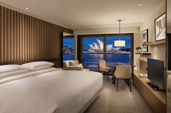 1 King Bed with Opera View