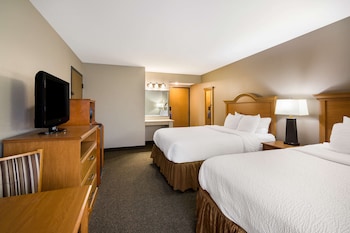 Standard Room, 2 Queen Beds, Non Smoking, Refrigerator & Microwave