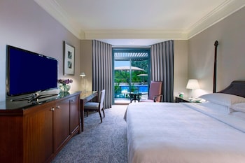 Club Room, 1 King Bed, Poolside