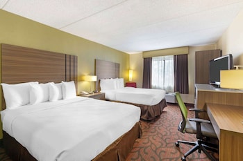 Standard Room, 2 Queen Beds, Non Smoking, Refrigerator & Microwave