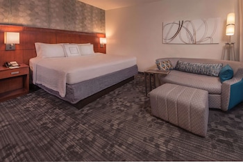 Suite, 1 King Bed with Sofa bed, Accessible (Mobility/Hearing Tub One Bedroom)
