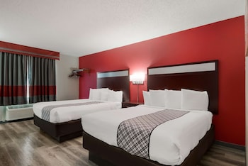 Standard Room, 2 Queen Beds, Non Smoking, Refrigerator & Microwave