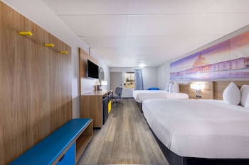 Room, 2 Double Beds, Accessible, Smoking