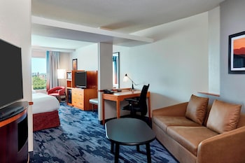 Suite, 2 Double Beds (Living Area)