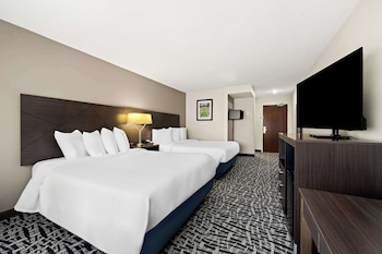 Standard Room, 2 Queen Beds, Non Smoking, Refrigerator & Microwave