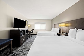 Standard Room, 2 Queen Beds, Non Smoking, Refrigerator & Microwave