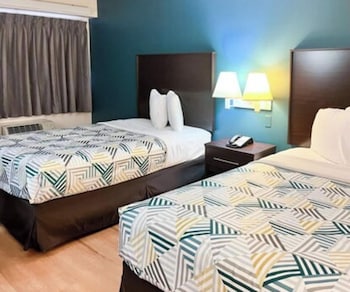 Standard Room, 2 Double Beds, Smoking, Refrigerator & Microwave