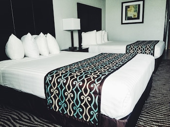 Standard Room, 2 Queen Beds, Non Smoking, Refrigerator & Microwave