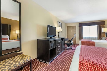 Standard Room, 2 Queen Beds, Non Smoking, Refrigerator & Microwave