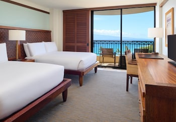 Deluxe Room, 2 Double Beds, Ocean View, Tower