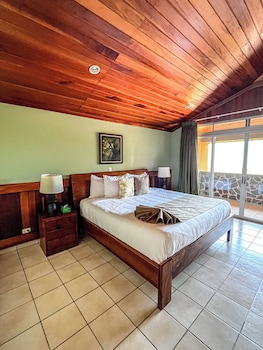 Superior Double Room, 2 Double Beds, Balcony, Garden View