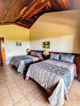 Superior Double Room, 2 Double Beds, Balcony, Garden View