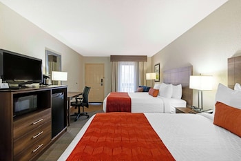 Standard Room, 2 Queen Beds, Non Smoking, Refrigerator & Microwave
