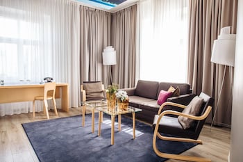 Junior Suite, 1 King Bed with Sofa bed, Sauna, City View