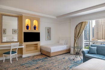 Tower Family Suite - Spacious 1-Bedroom with Partial Sea View and Private Beach Access