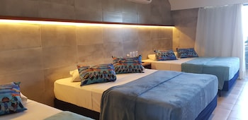 Quarto família 6, vista frente oceano