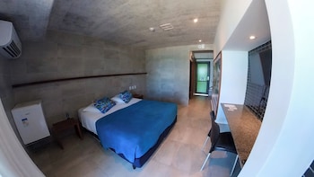 Quarto família, 1 cama de casal, acessível, vista para o oceano