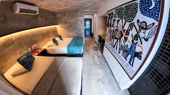 Quarto família 5, vista frente oceano