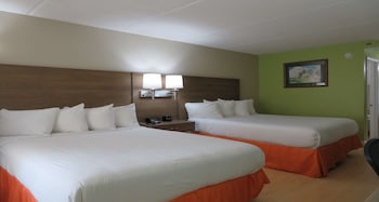 Standard Room, 2 Queen Beds, Non Smoking, Refrigerator & Microwave
