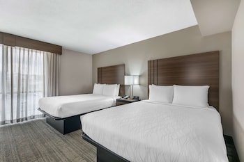 Standard Room, 2 Queen Beds, Non Smoking, Refrigerator & Microwave