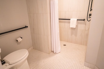 Room, 1 King Bed Ocean View Roll-in Shower