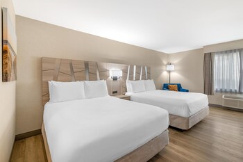 Standard Room, 2 Queen Beds, Non Smoking, Refrigerator & Microwave