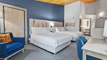 Standard Room, 2 Queen Beds, Non Smoking, Refrigerator & Microwave