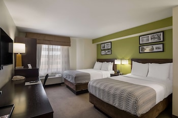 Standard Room, 2 Queen Beds, Non Smoking, Refrigerator & Microwave