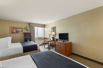 Standard Room, 2 Queen Beds, Non Smoking, Refrigerator & Microwave