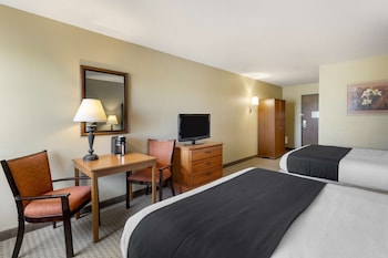 Standard Room, 2 Queen Beds, Non Smoking, Refrigerator & Microwave