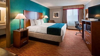 Standard Room, 1 King Bed, Accessible, Refrigerator & Microwave (Walk-in Shower)