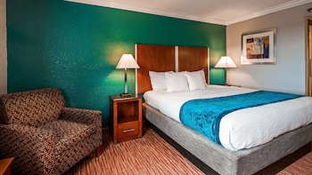 Standard Room, 1 King Bed, Accessible, Refrigerator & Microwave (Walk-in Shower)