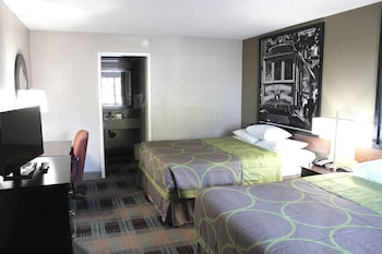 Room, 2 Double Beds, Non Smoking, Microwave