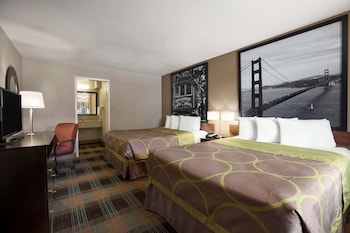 Room, 2 Double Beds, Non Smoking, Microwave