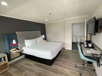 Standard Room, 1 King Bed, Non Smoking, Refrigerator & Microwave