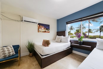Deluxe Double Room, 2 Double Beds, Ocean View (Self check-in)