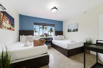 Deluxe Double Room, 2 Double Beds, Ocean View (Self check-in)