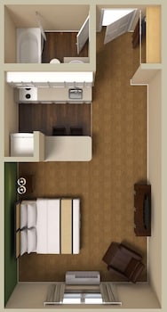 Studio, 2 Double Beds, Non Smoking