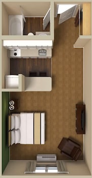 Studio, 1 King Bed, Non Smoking
