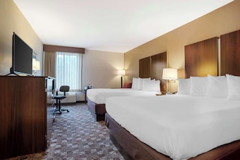 Standard Room, 2 Queen Beds, Non Smoking, Refrigerator & Microwave