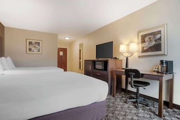 Standard Room, 2 Queen Beds, Non Smoking, Refrigerator & Microwave