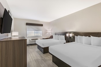 Standard Room, 2 Queen Beds, Non Smoking, Refrigerator & Microwave