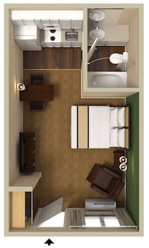 Studio, 1 King Bed, Non Smoking