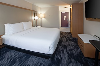 Room, 1 King Bed, Roll-in Shower