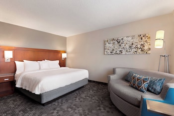 Room, 1 King Bed, Roll-in Shower