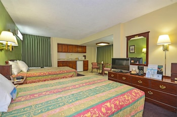 2 Double Beds, Mobility Accessible Room, Bathtub w/ Grab Bars, Non-Smoking