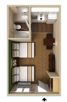 Studio, 2 Twin Beds, Non Smoking